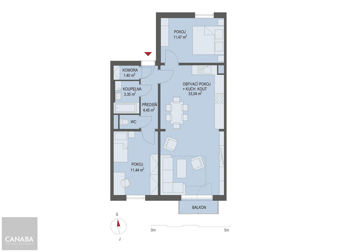 Prodej bytu 3+kk 68 m² – fotografie 5