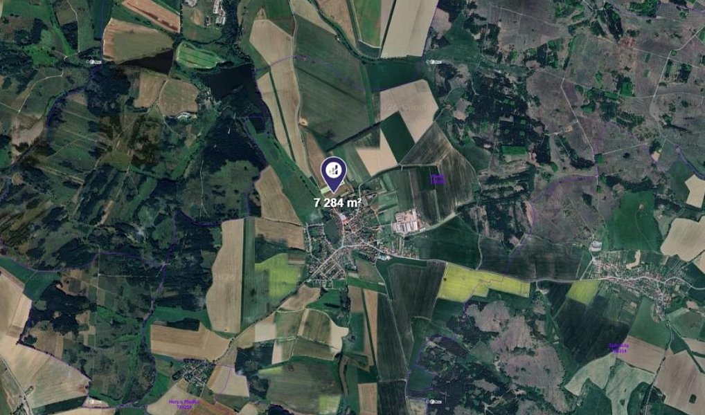 Prodej pole 7 284 m², Předín – náhled fotky 2