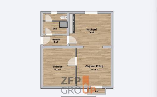 Prodej bytu 2+1 55 m², Křičkova, Hodonín