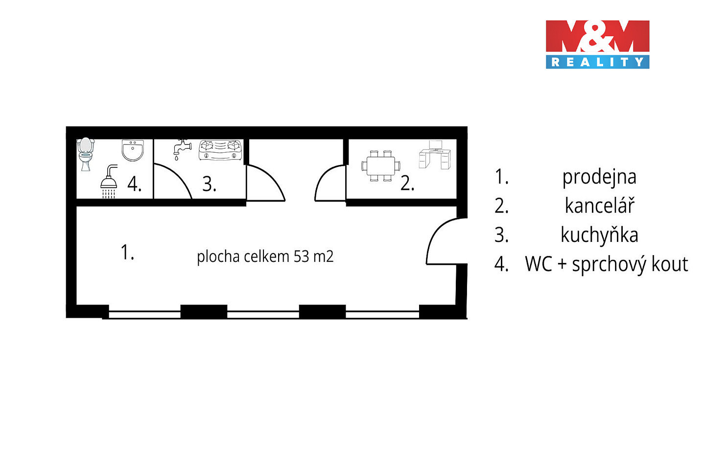 Pronájem obchodních prostor 53 m² — photo 5