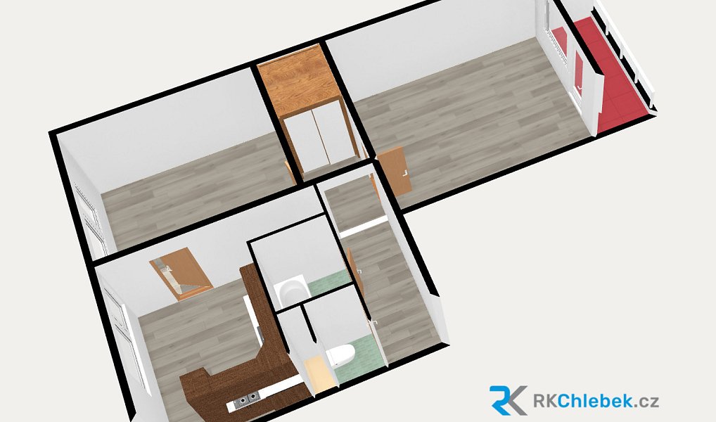 Pronájem bytu 2+1 64 m², Frýdek-Místek – náhled fotky 10