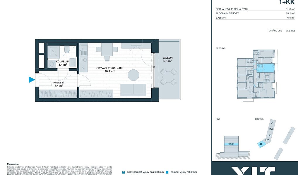Prodej bytu 1+kk 29 m², Brno – náhled fotky 2