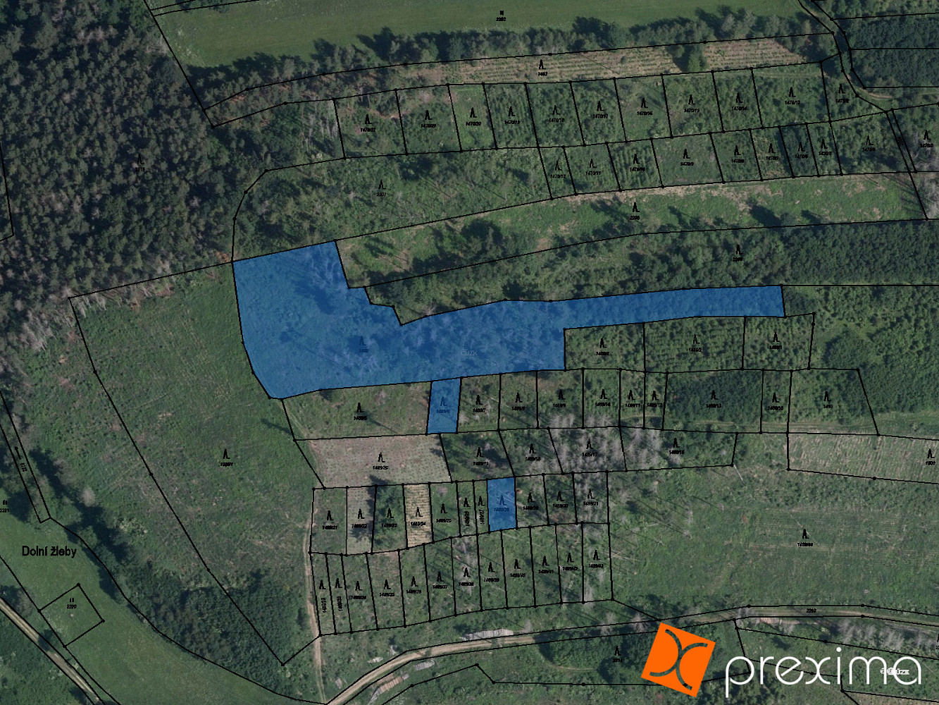 Prodej lesa 20 095 m²