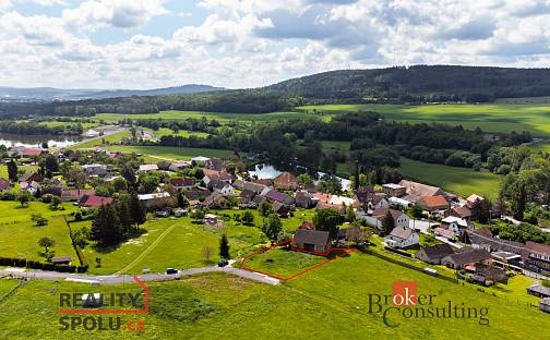 Prodej stavebního pozemku 1 005 m², Klabava, okres Rokycany