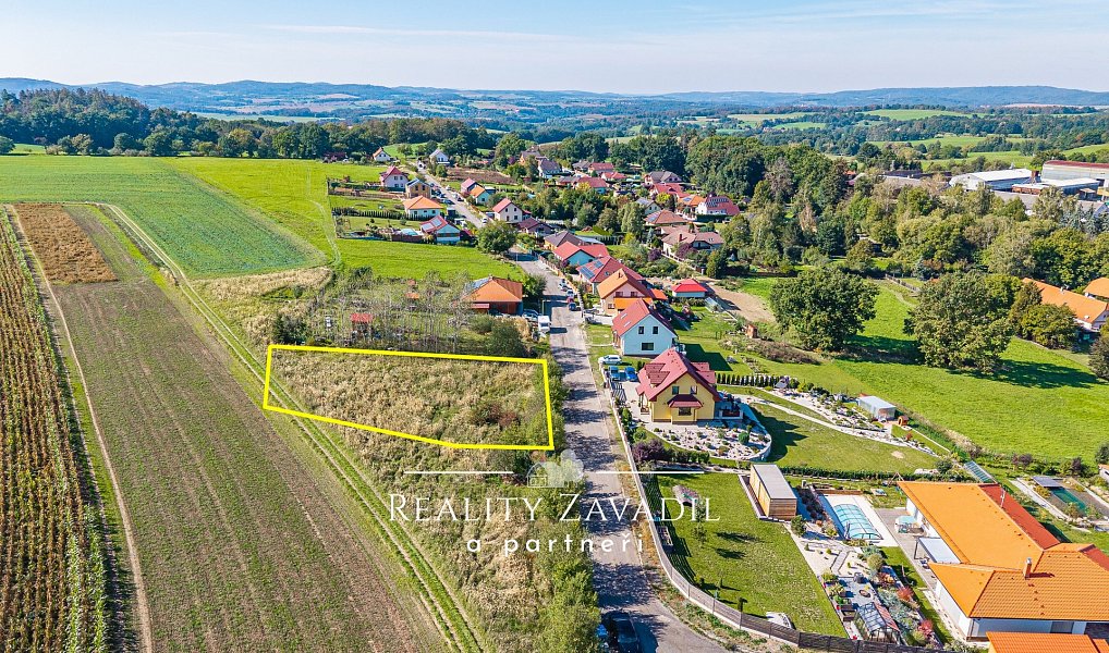 Prodej stavebního pozemku 1 248 m², Chlístov – náhled fotky 2