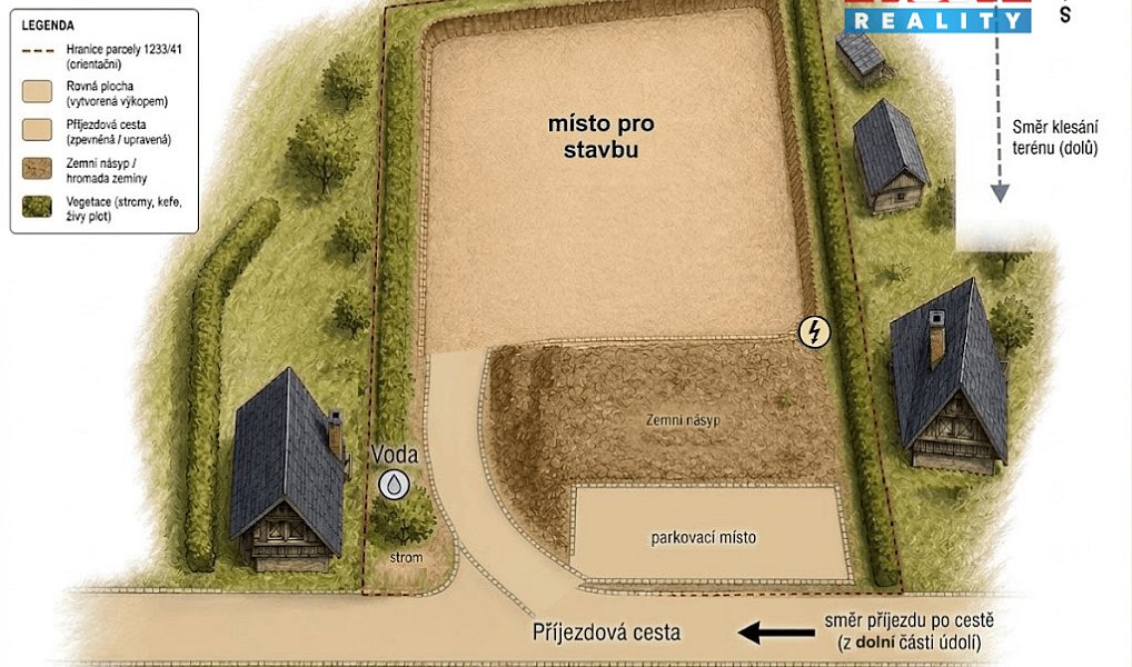 Prodej stavebního pozemku 380 m², Albrechtice – náhled fotky 13