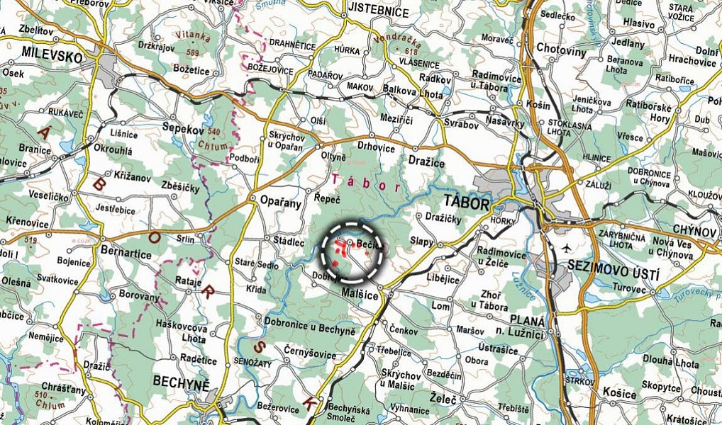 Prodej pole 33 894 m², Bečice – náhled fotky 6