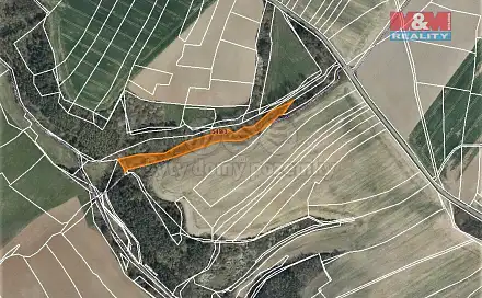 Prodej lesa 4 593 m², Dobříč, okres Plzeň-sever