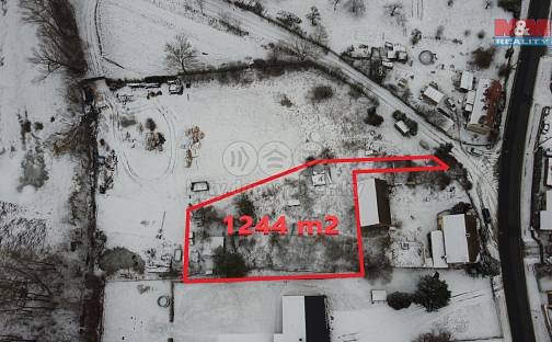 Prodej stavebního pozemku 1 244 m², Plzeňská, Heřmanova Huť, okres Plzeň-sever