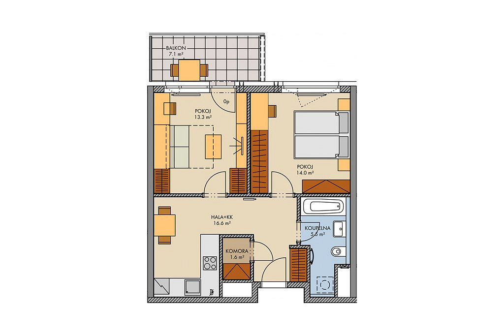 Prodej bytu 2+kk 54 m² – fotografie 5