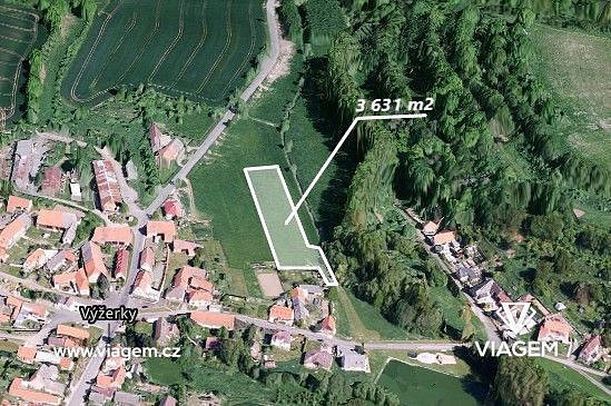 Prodej stavebního pozemku 3 631 m²