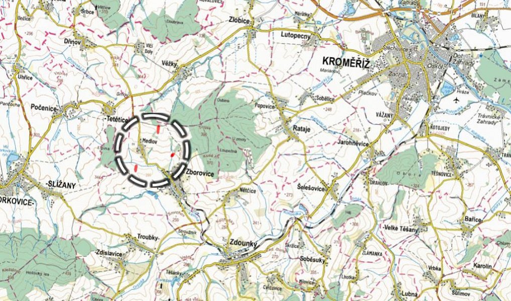 Prodej pole 12 129 m², Zborovice – náhled fotky 5