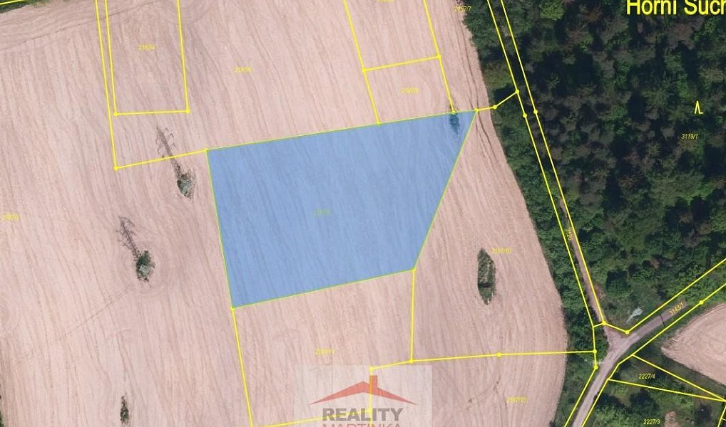 Prodej pole 4 355 m², Horní Suchá – náhled fotky 2