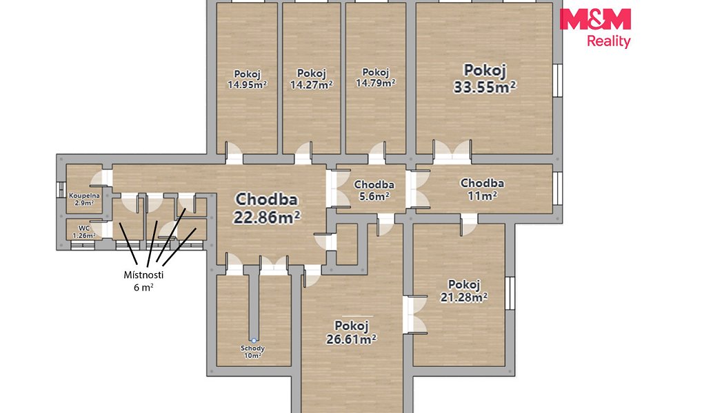 Prodej bytu 5+1 185 m², Starý Plzenec – náhled fotky 27