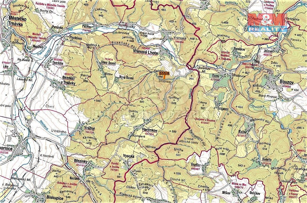 Prodej lesa, 2021 m², Vranová Lhota – pohled 3