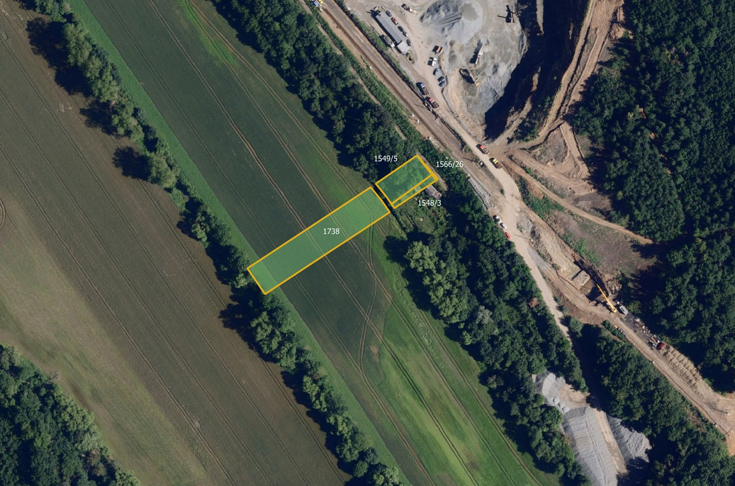 Prodej pole 9 696 m² – fotografie 2