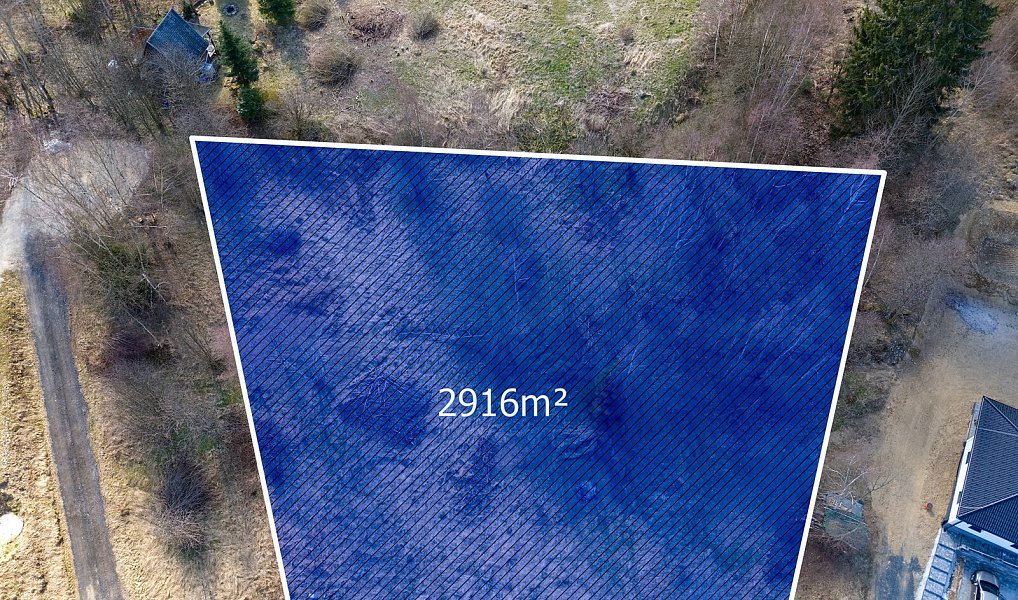 Prodej stavebního pozemku 2 916 m², Aš – náhled fotky 3