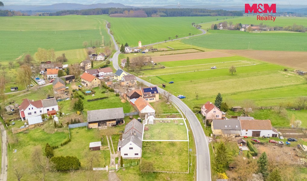 Prodej stavebního pozemku 665 m², Horní Kozolupy – náhled fotky 3