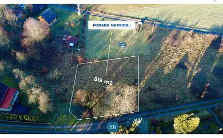 Prodej stavebního pozemku 819 m², Vlastějovice, okres Kutná Hora