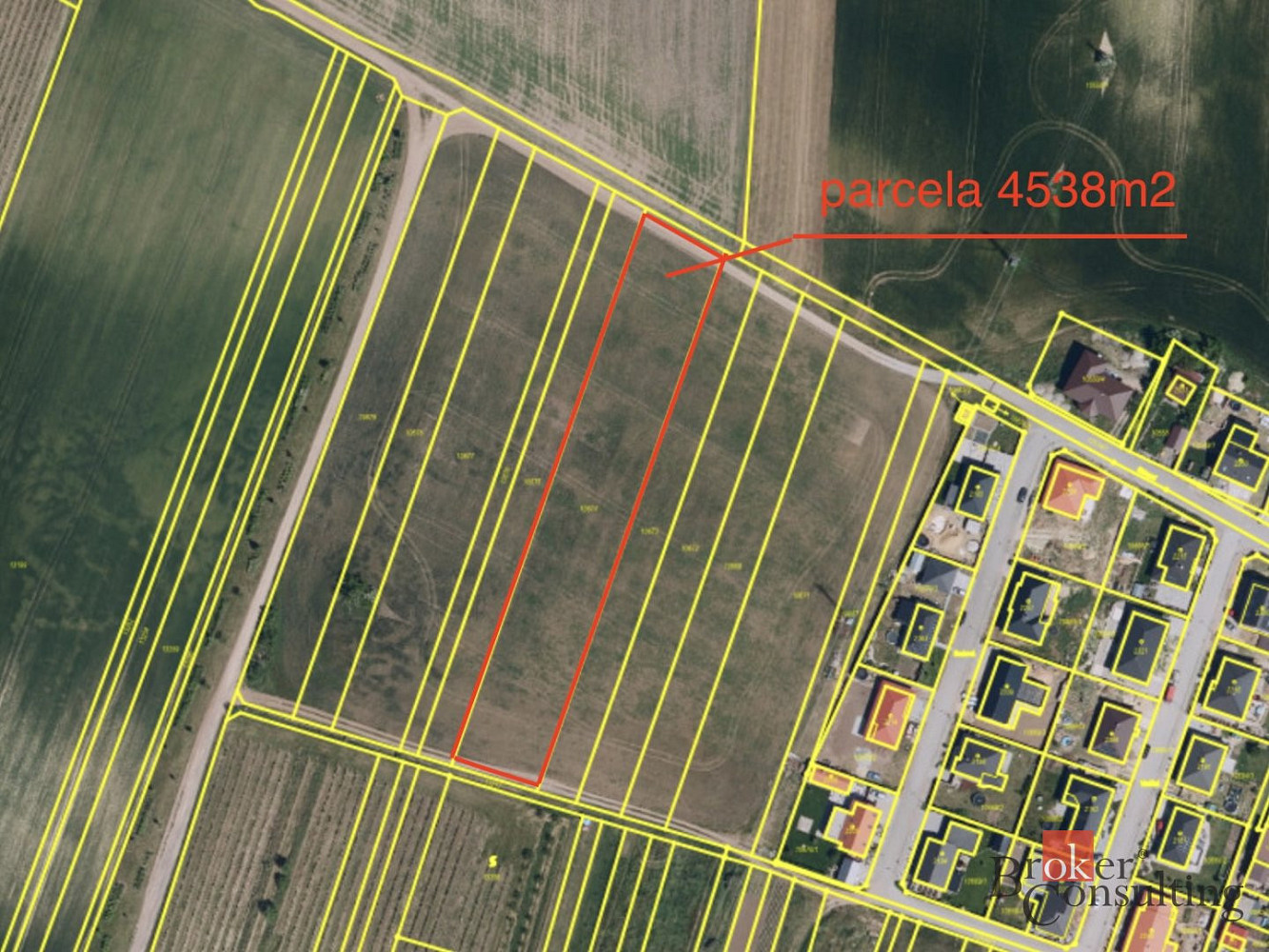 Prodej stavebního pozemku 4 538 m² – fotografie 2