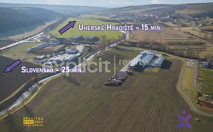 Prodej komerčního pozemku 11 640 m², Drslavice, okres Uherské Hradiště