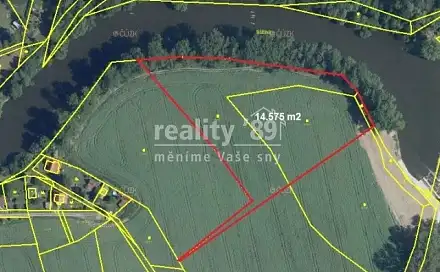 Prodej louky 14 575 m², Poříčí nad Sázavou, okres Benešov