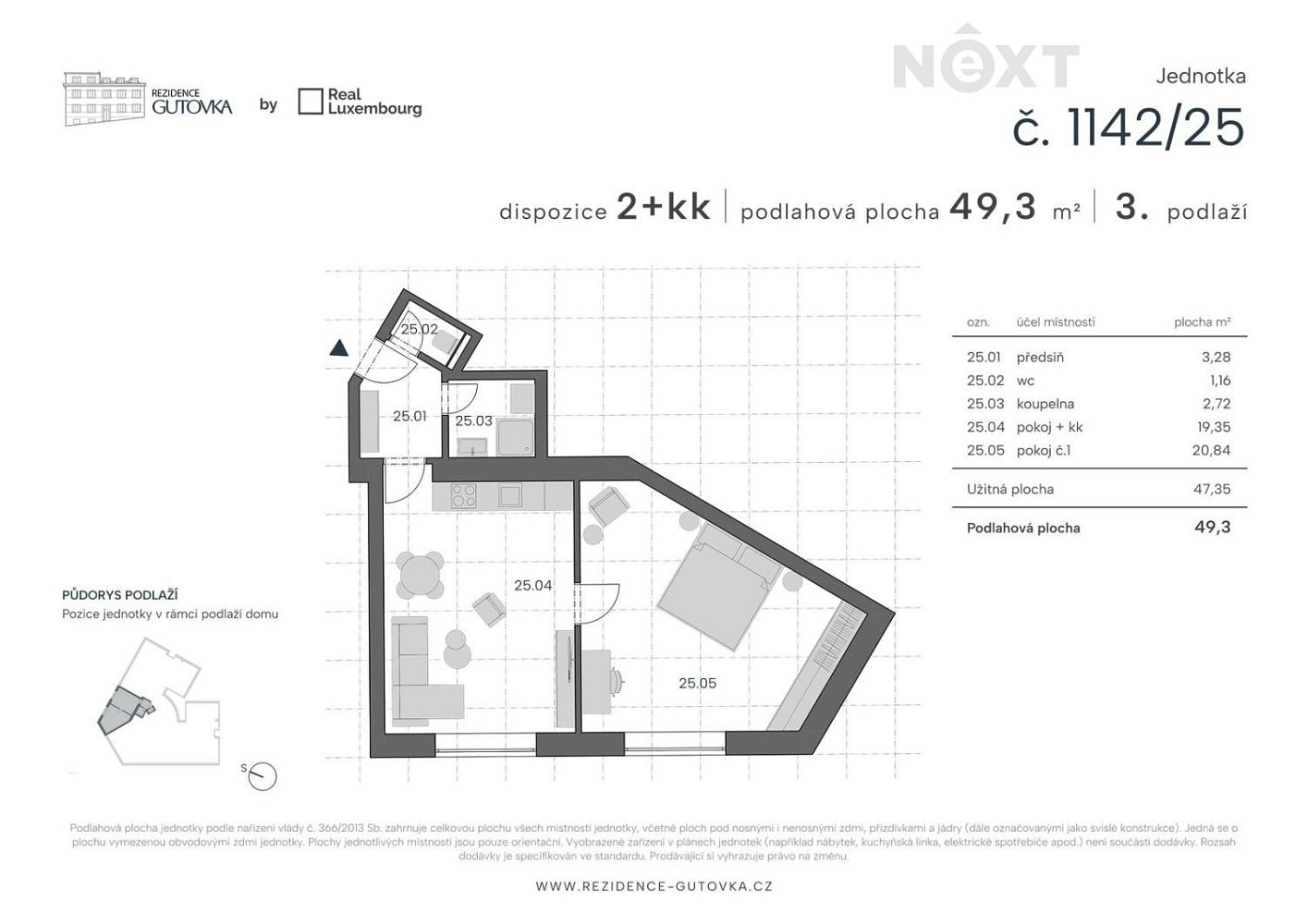 Prodej bytu 2+kk 49 m² — photo 3