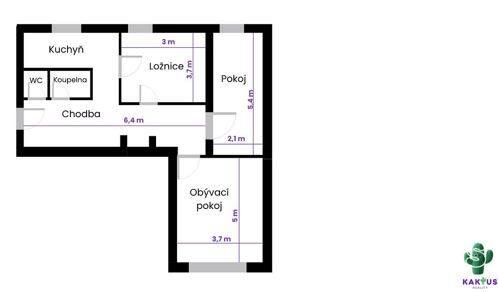 Prodej bytu 3+1 59 m², Ostrava – náhled fotky 2