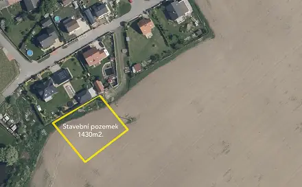 Prodej stavebního pozemku 1 430 m², Kněžmost - Úhelnice, okres Mladá Boleslav