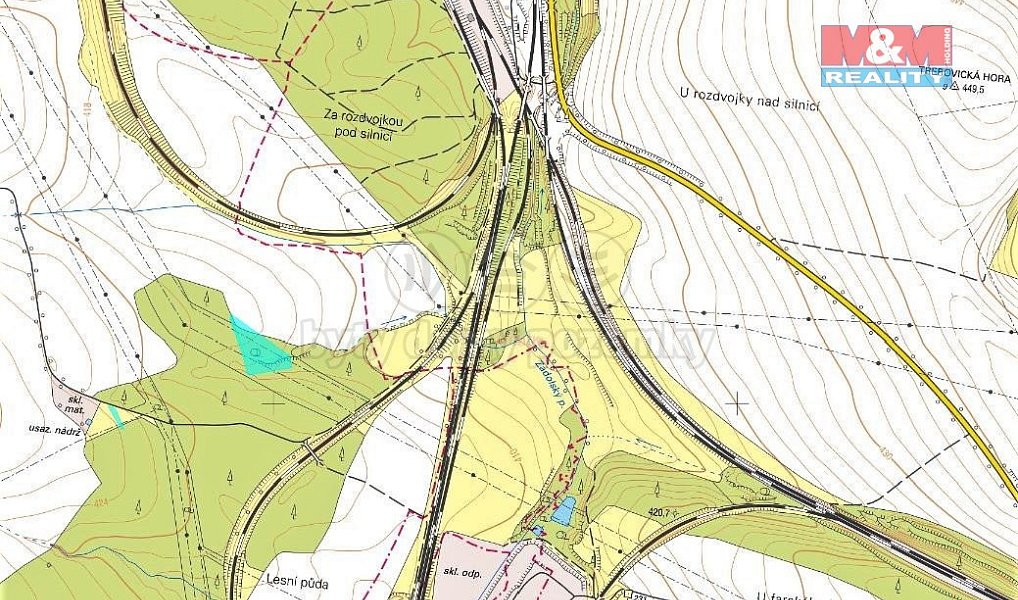 Prodej pole 8 125 m², Semanín – náhled fotky 2