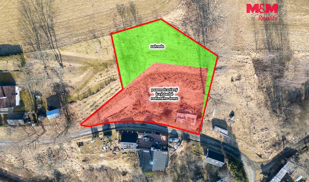 Prodej stavebního pozemku 1 694 m², Horní Slavkov – náhled fotky 2