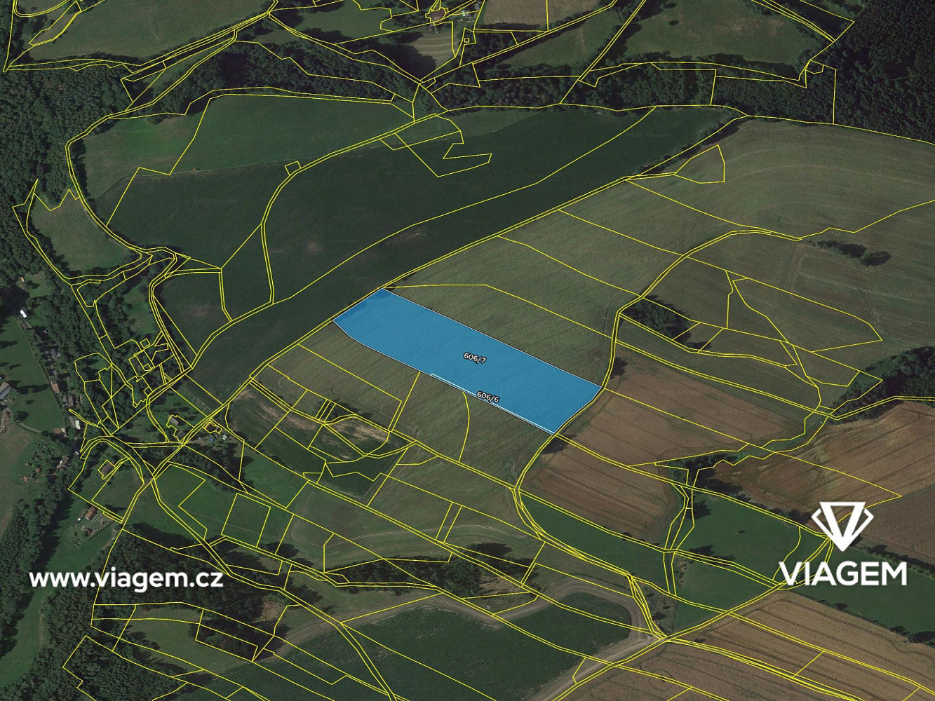Pole 30 768 m², Podíl 50 % o výměře 15 384 m² – pohled 4