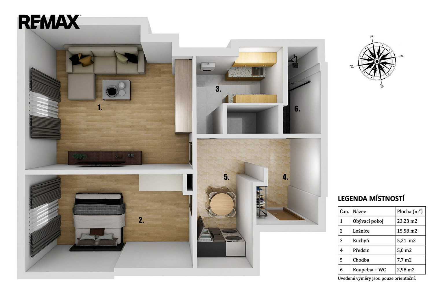 Prodej bytu 2+1 60 m² – fotografie 2