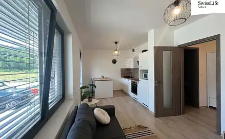 Pronájem bytu 1+kk 32 m², Pazourková, Kuřim, okres Brno-venkov
