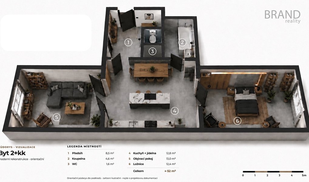 Prodej bytu 2+kk 52 m², Praha – náhled fotky 15