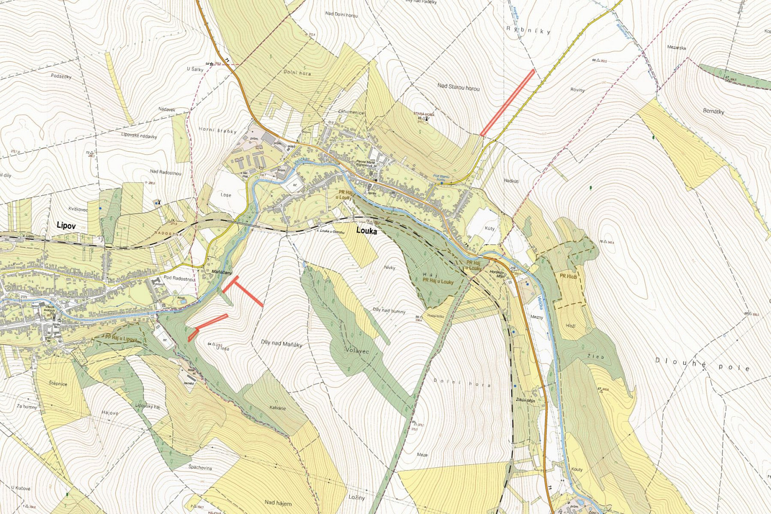 Prodej pole 9 343 m²