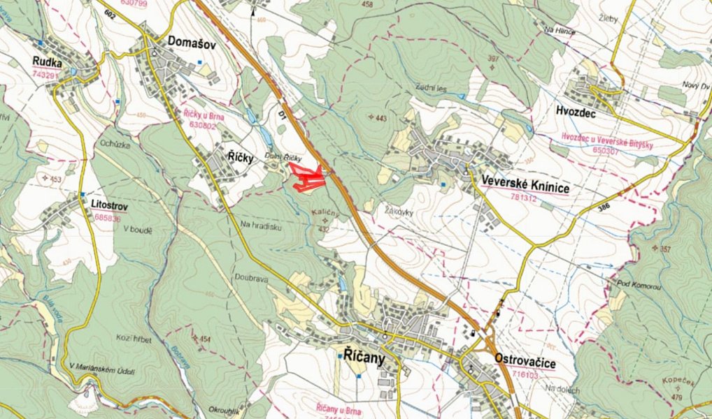 Prodej pole 54 659 m², Říčky – náhled fotky 2