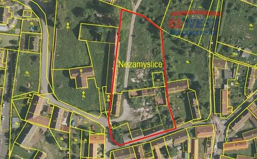 Prodej stavebního pozemku 5 800 m², Nezamyslice, okres Klatovy