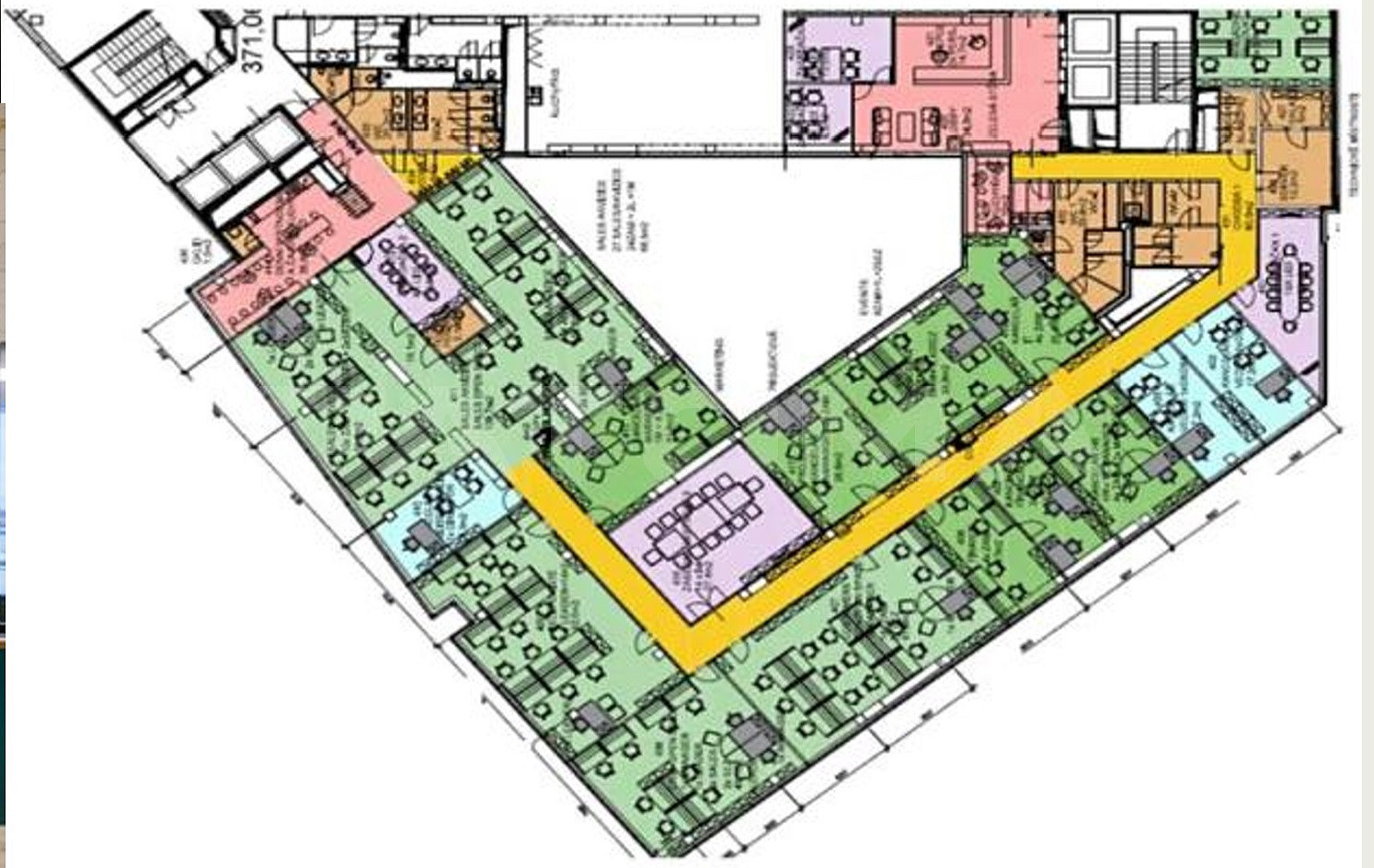 Pronájem kanceláře 106 m² – fotografie 3