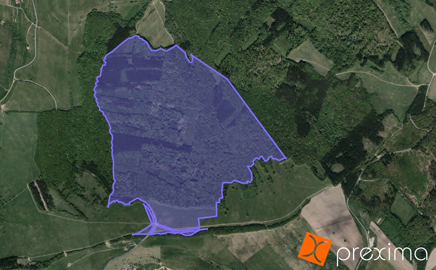 Prodej lesa 18 020 m²
