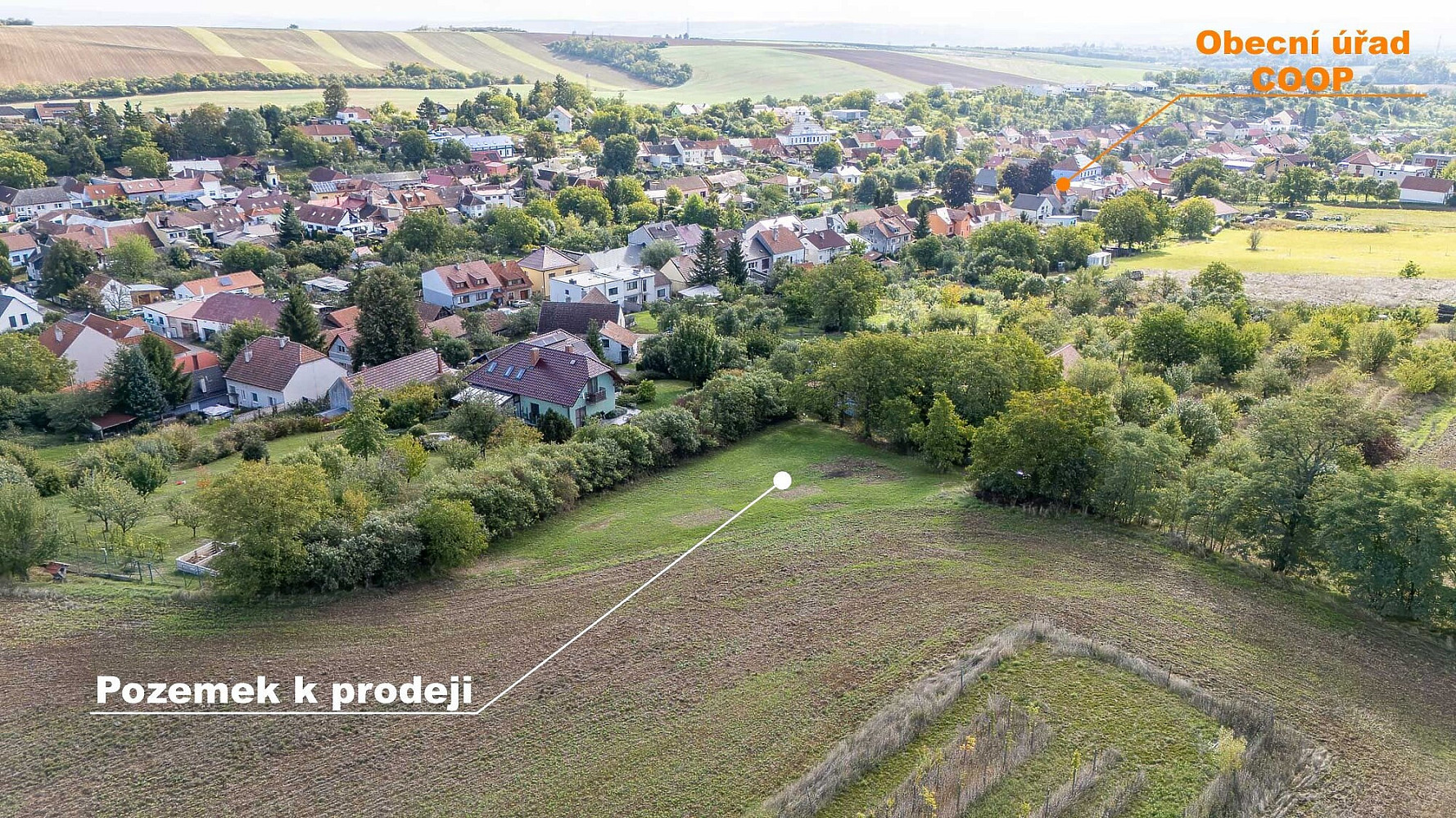 Prodej stavebního pozemku 2 060 m²