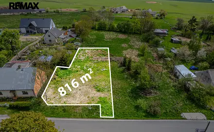 Prodej stavebního pozemku 816 m², Razová, okres Bruntál