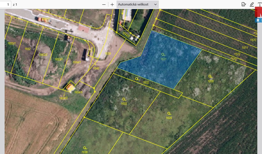 Prodej zahrady 4 800 m², Holubice – náhled fotky 7
