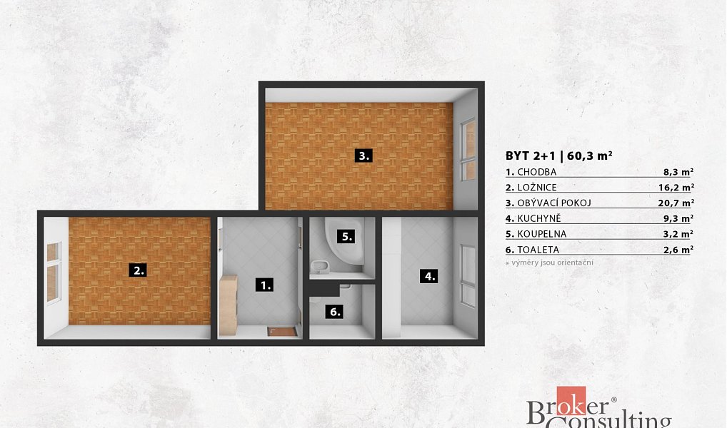 Prodej bytu 2+1 60 m², Liberec – náhled fotky 13