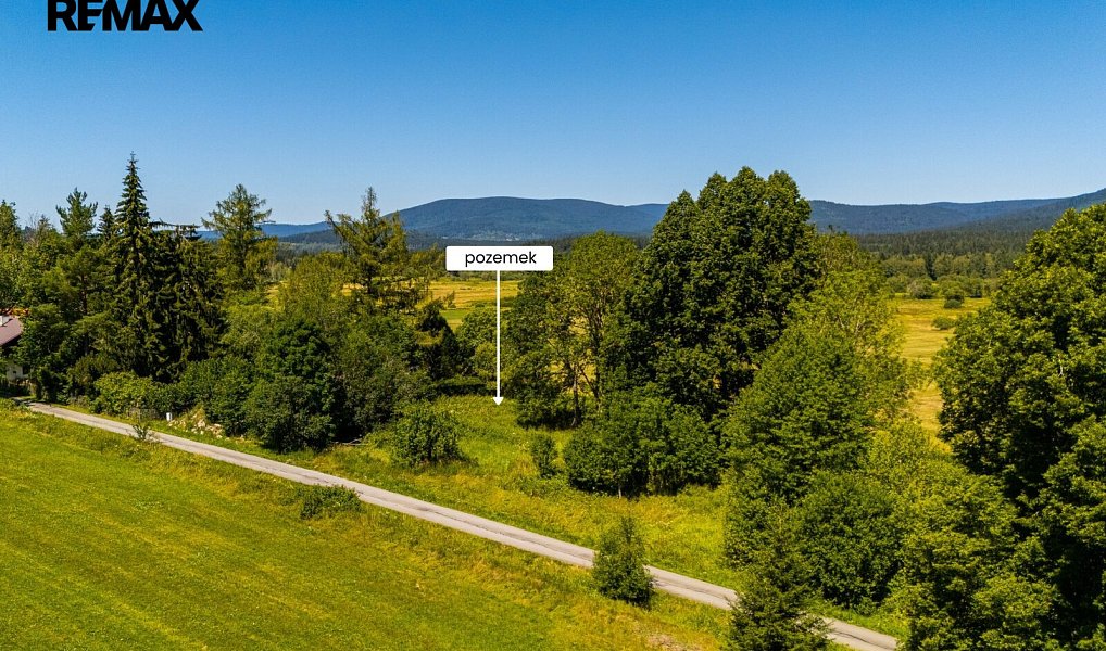 Prodej stavebního pozemku 1 870 m², Stožec – náhled fotky 2
