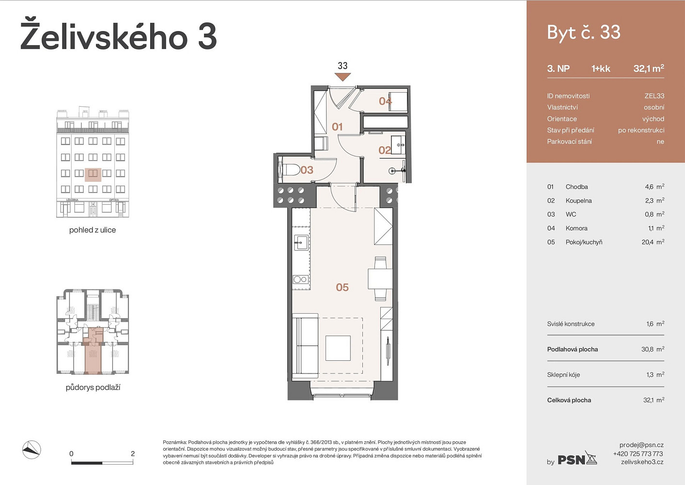Prodej bytu 1+kk 29 m² — photo 2