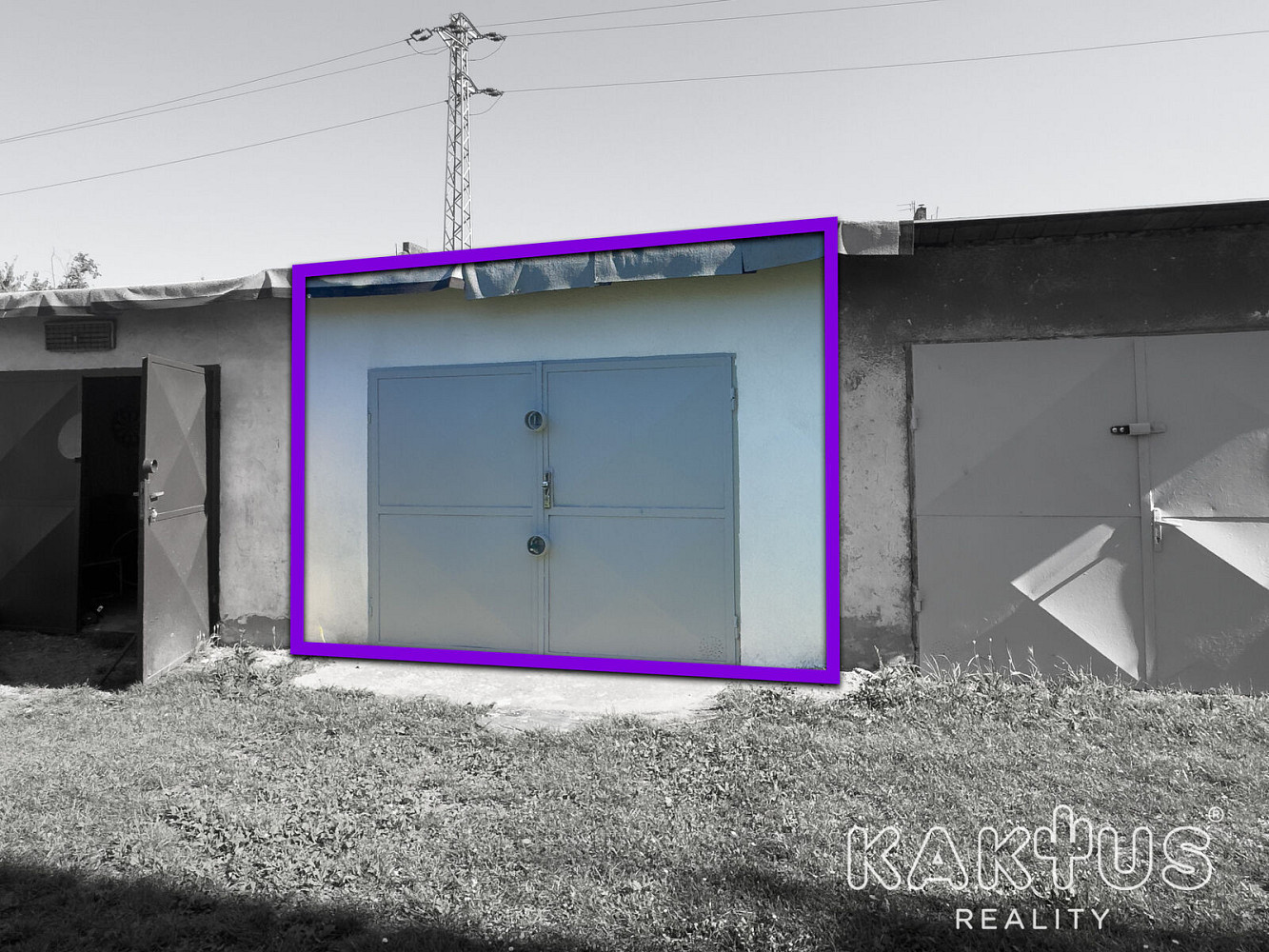 Prodej prostorné zděné garáže / skladu (24 m2) v Kunčičkách