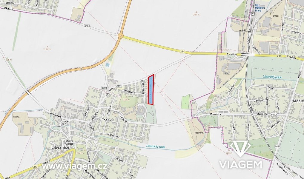 Prodej komerčního pozemku 10 935 m², Líbeznice – náhled fotky 6