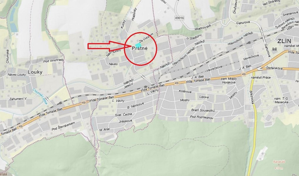 Prodej pozemku 3 479 m², Zlín – náhled fotky 4