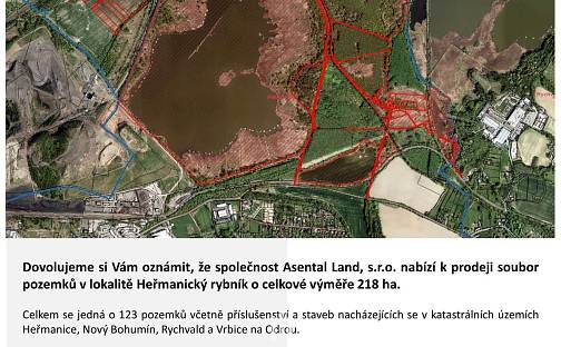 Prodej pozemku 2 178 210 m², Ostrava - Heřmanice